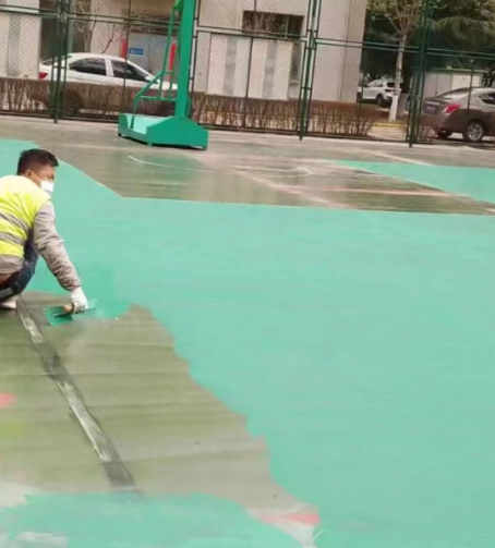 定西球场地面翻新